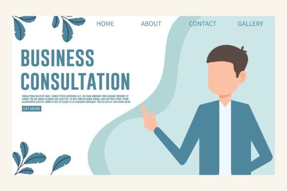 Download Business Consulting Website Landing Page - Consulting Collection