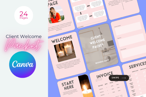 Download Pink Client Welcome Packet Template - Client welcome packet Collection