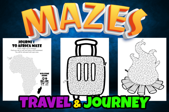 Download Maze Activities Book: 25 Journey Mazes - Book Collection