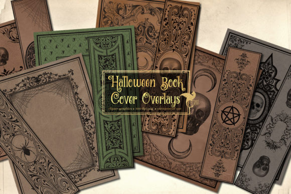 Download Halloween Book Cover Overlays - Book Collection