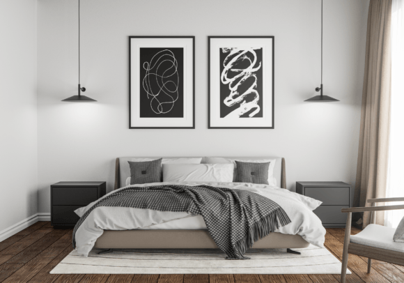 Download Set of 2 Minimalism Geometric Wall Art - Set Collection