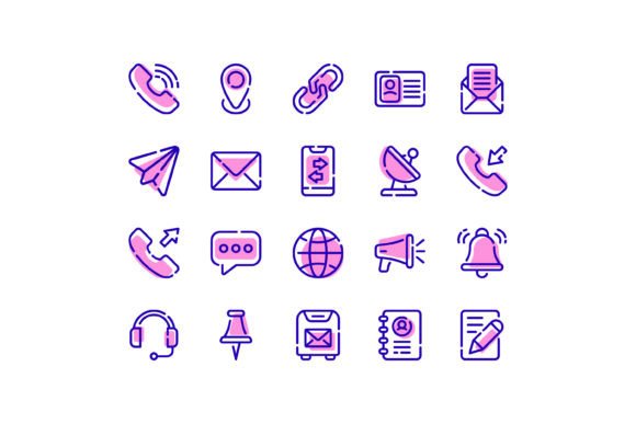 Download Contact Us - Icon Set - Set Collection
