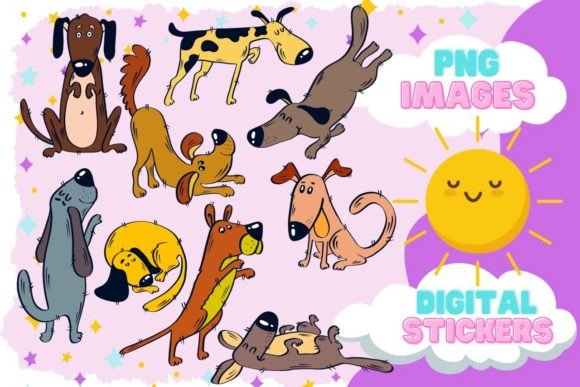 Download Dog Clipart Set,Hand Drawn Dog,Pets Set - Set Collection