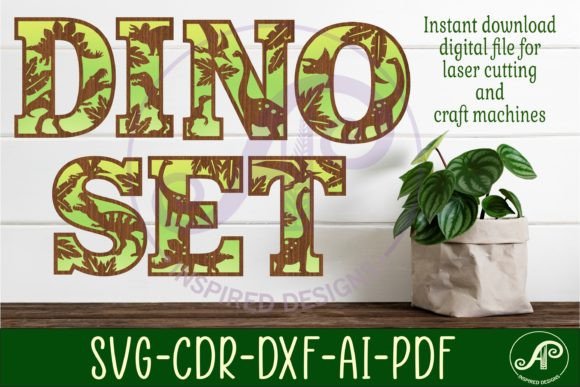 Download Dinosaur Alphabet Letter Set 2 Layer X50 - Set Collection