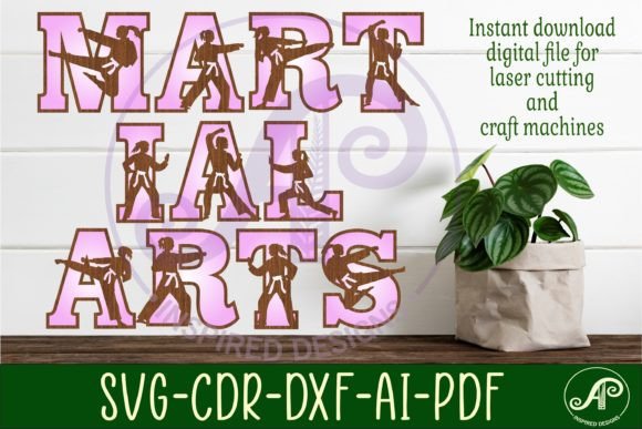 Download Female Martial Arts Theme Alphabet Set. - Set Collection